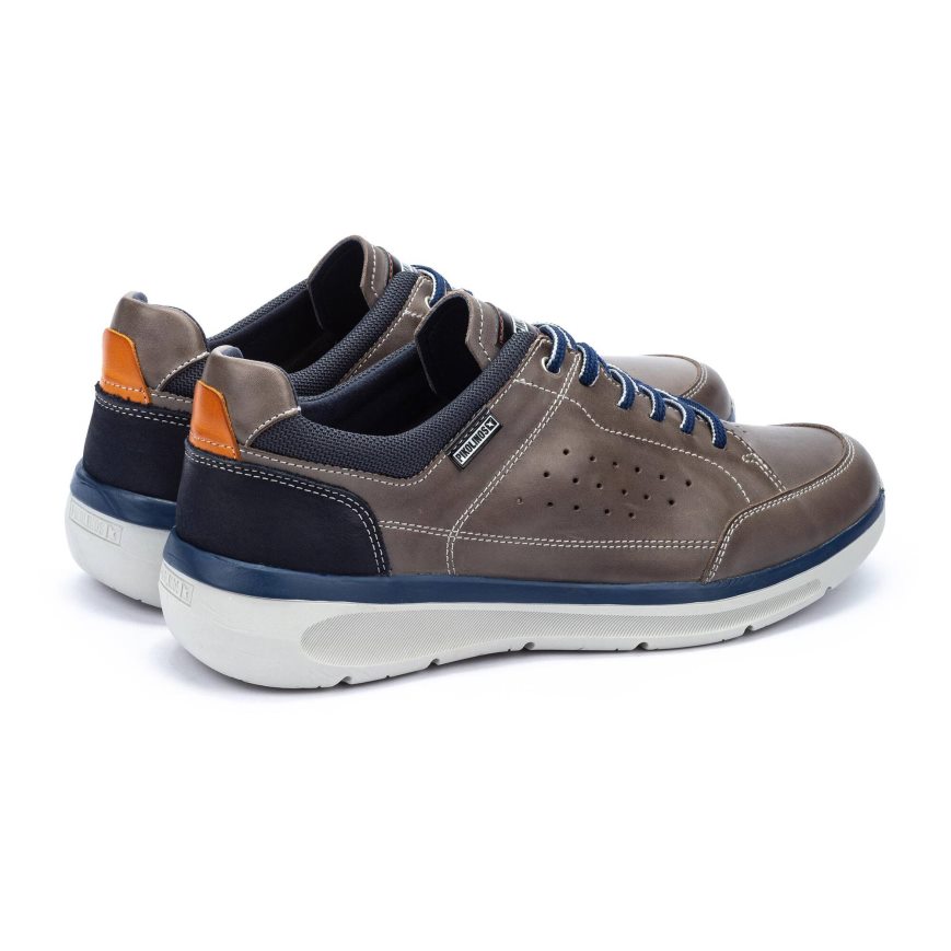 Men's Pikolinos BIAR Sneakers Dark Grey | NZ Q3280A7